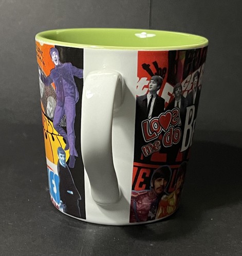 New 2016 The Beatles Apple Corp Vandor Album Collage Ceramic 12oz Coffee Mug - Picture 6 of 13