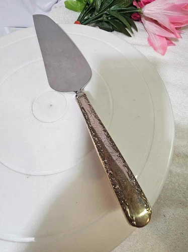 Gorham Cake / Pie Server Sterling Handle w/ Names" 11in"