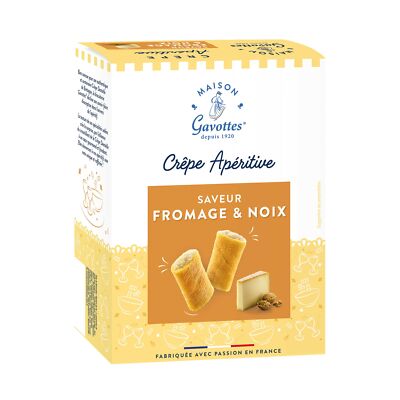 Maison Gavottes - kleine gefüllte Crêpes mit Comté - Nussfüllung - 3x 110g