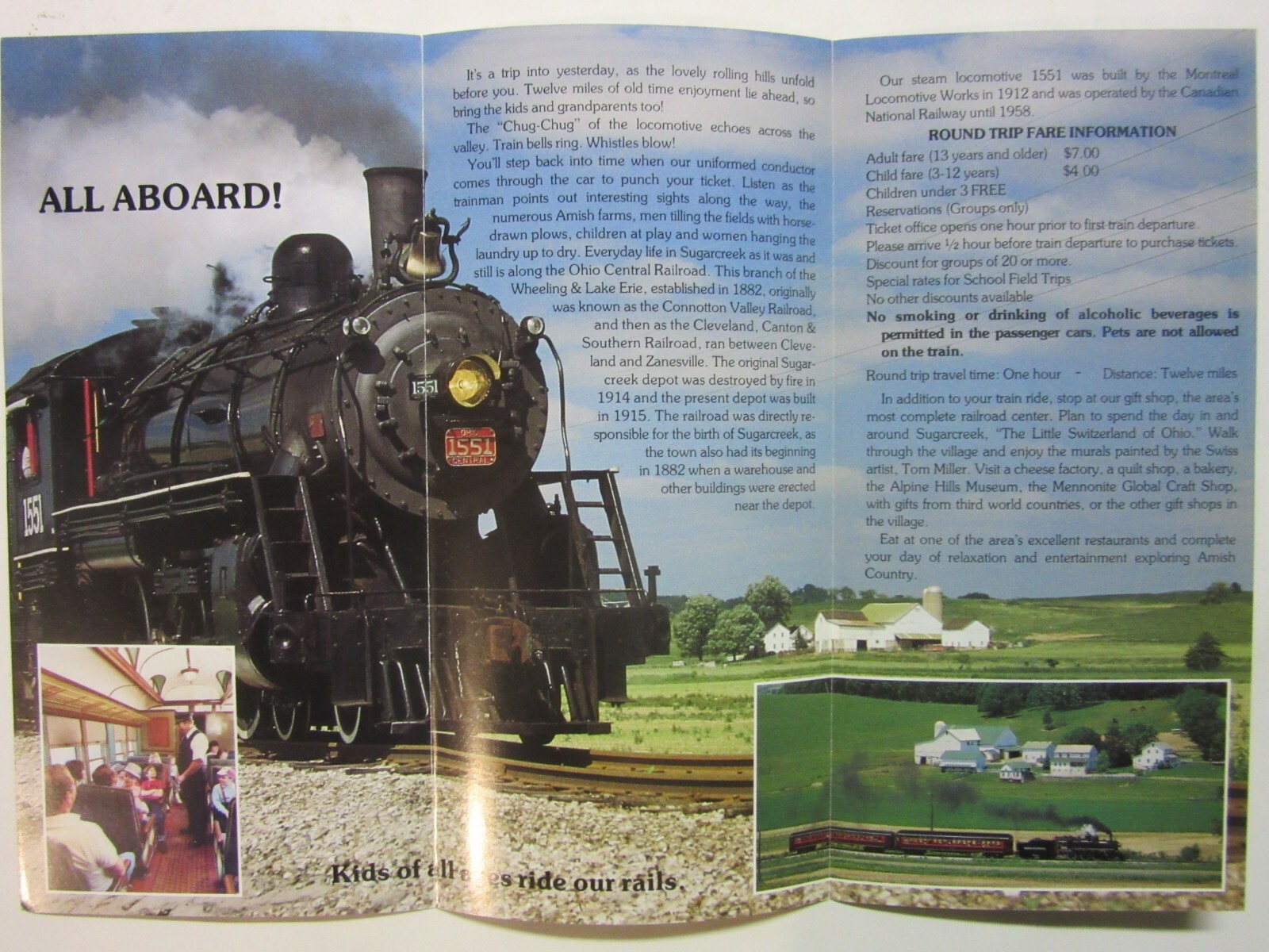 Ohio Central Railroad Canadian National 460 1551 History Age Steam Roundhouse eBay