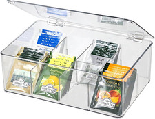 Clear Tea Bag Organizer, Dresser Organizers Drawer Organzier Storage Container