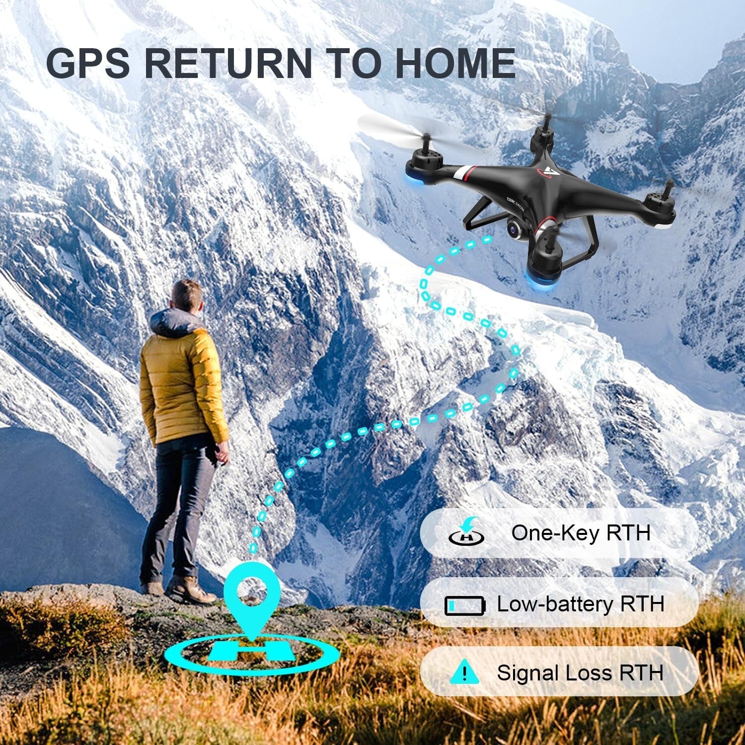 New TSRC GPS Professional Edition Phone Controlled Drone NO.X7 eBay