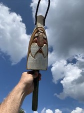 Santa Claus Sea Captain Wood Buoy Hand Carved Sculpture Mike Kelly OOAK  ❤️sj4j7