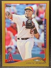 2014 Topps Gold /2014 #369 Erick Aybar Los Angeles Angels