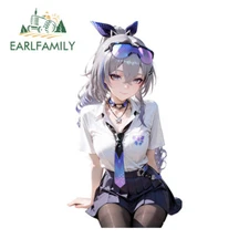 EARLFAMILY 5.1" Game Cute Girls Car Stickers Laptop Motorcycle Windows Decals