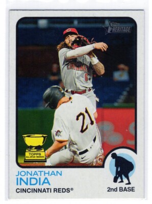 2022 Toops Heritage Jonathan India 131 Gold Cup Allstar Rookie Cincinnati Reds