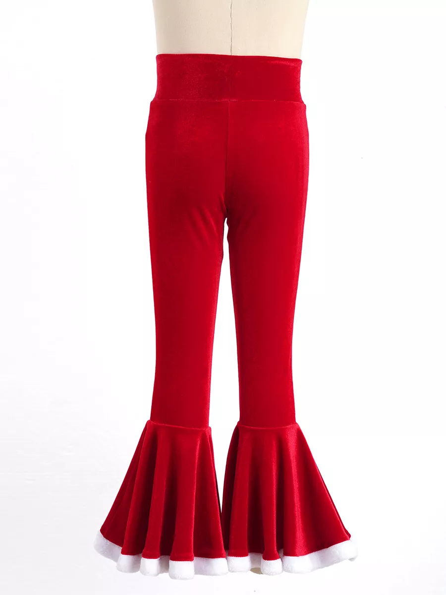 Leggings with ruffle clearance bottom