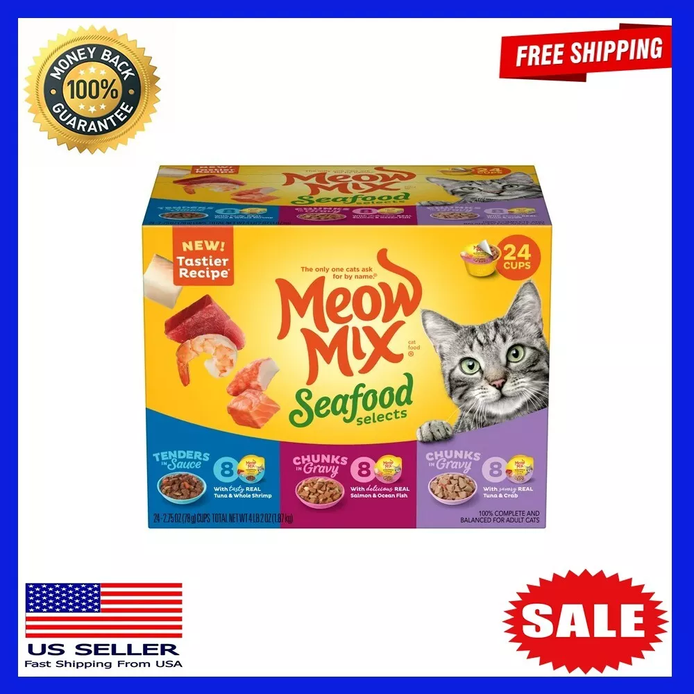 Meow mix seafood clearance favorites