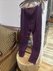 Ivanka Trump Size M Flat Front Straight Leg Dress Pants Purple Stretch Pull On — photo 10