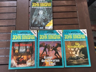 6 X John Sinclair. Bandnr.  212, 217, 236, 603, 605, 609.          2. Auflage