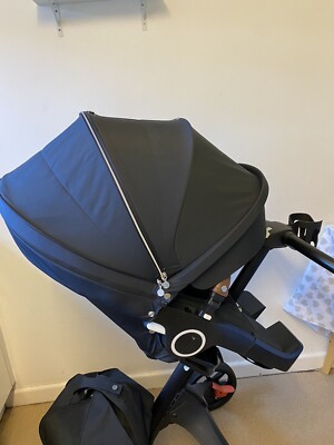 Stokke Xplory V6 True Black Edition Pram / Stroller / Pushchair +