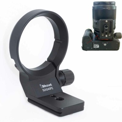 iShoot Lens Collar Tripod Mount Ring for Sony FE 50mm f/1.4 ZA, f/2.8 Macro