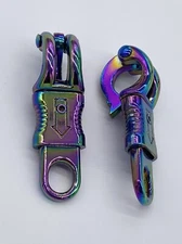 10pcs Rainbow Iridescent Panic Snap for 550 Paracord Get Back Whip TJParacord