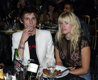 Guitarist Nick Valensi of band The Strokes with girlfriend Amanda - Old Photo