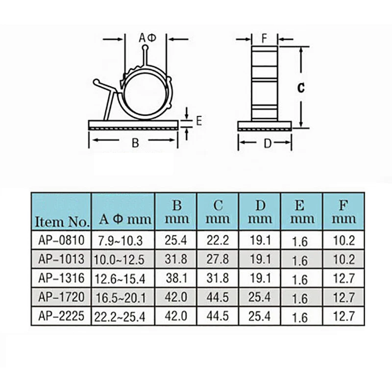 Nylon Self Adhesive Adjustable Cable Clips Wires Cord Holder Clamp Organizer - Image 3 of 4