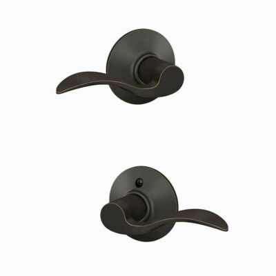 Schlage F10 ACC Accent Door Lever, Hall & Closet Passage Lock