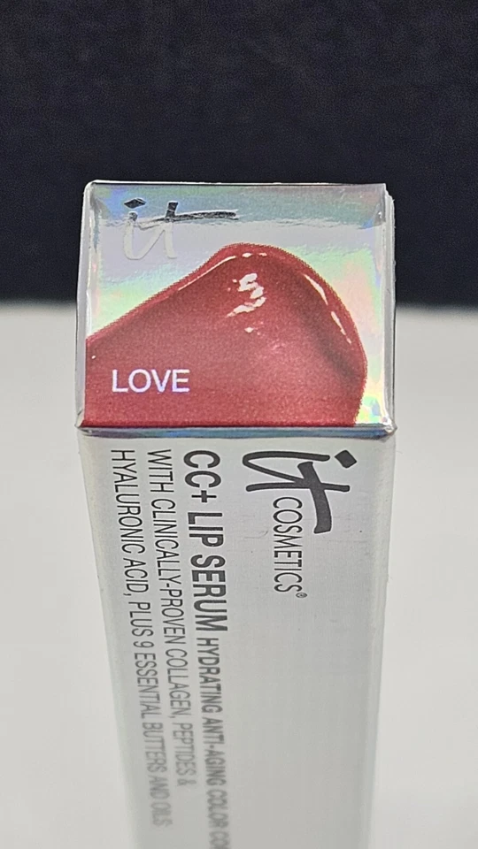 IT Cosmetics CC Suero Labial Hidratante Antienvejecimiento Corrector Crema Brillo "Amor" Nuevo Foto 2 de 4