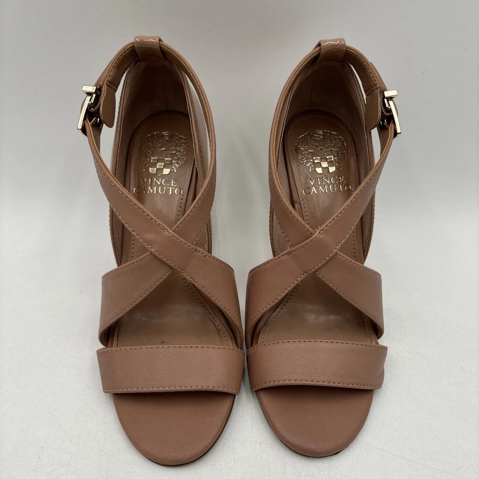 Босоножки Vince Camuto ALEANNA румяна кожа с открытым носком с ремешками женские размер 6 М - Изображение 4 из 4