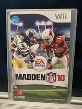 Madden NFL 10 Nintendo Wii, 2009 Replacement Case Untested