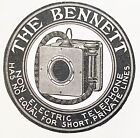 1889The Bennett Non Electric Telephone Short Range Private Line Antique Print Ad