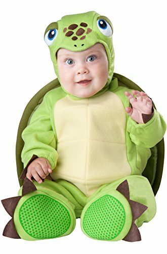 Infants Incharacter Halloween Turtle Costume Warm Fleece w/Hood & Booties Size S