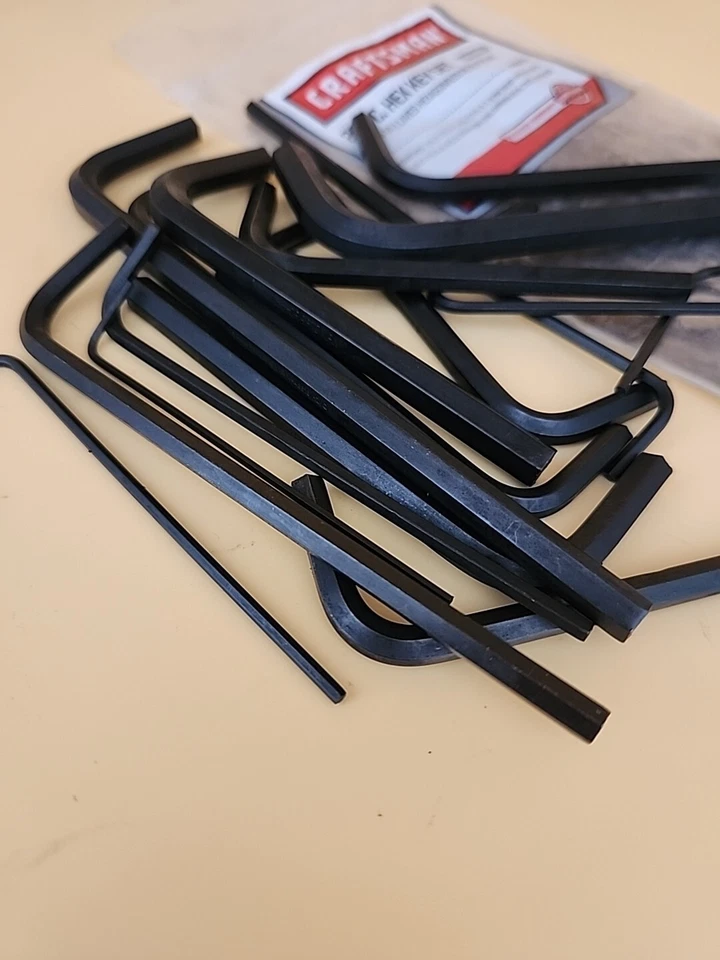 Craftsman 20 piece Long & Short Arm Metric Set Screw Keys 9-46677A - Image 4 of 4