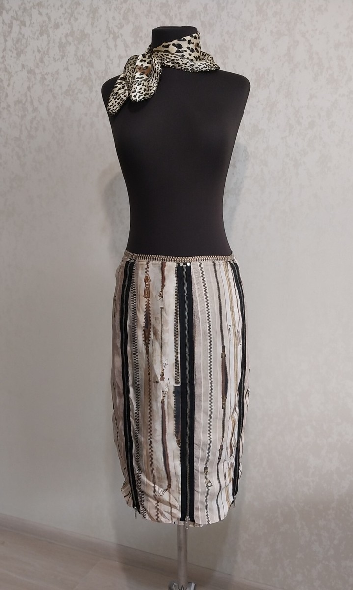 Rare Vintage Jean Paul Gaultier Lindex Tromple L'oeil Zip
