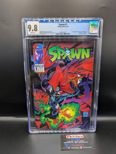Spawn #1 9.8 White Pages Graded by CGC