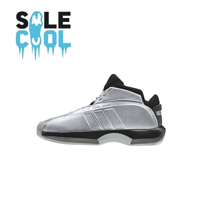 adidas Crazy 1 Metallic Silver Gray Black Mens Basketball