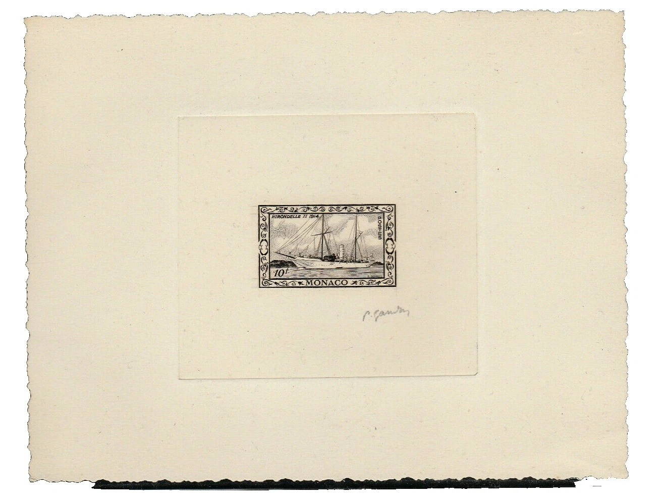 Mint Never Hinged/MNH Proof, Essay Monacan Stamps