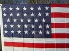 3x5 ft 34 STAR United States UNION CIVIL WAR Flag 1861-1863 Print Polyester