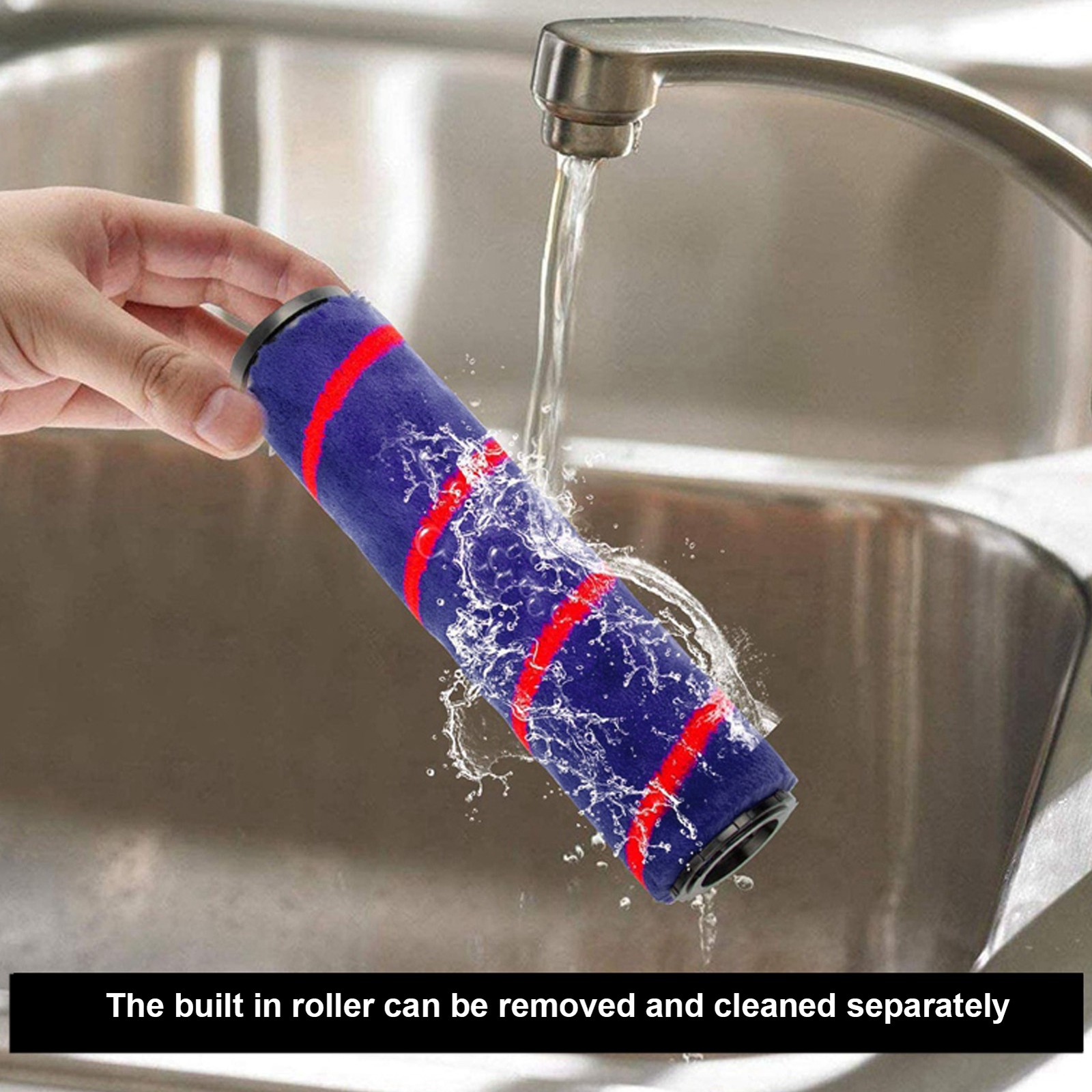 Vacuum Cleaner Soft Cleaner Head Flannelette Roller Cleaner Head Replacement For