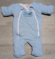 Baby Merlin's Magic Sleepsuit Small 3-6 Months 18-21 lbs 100 Cotton Blue