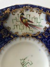 Chinese Probably Canton Export Blue Cobalt Gilt Saucer 3 Bird Motif No Reserve — photo 5
