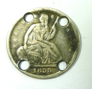 1833 Seated Liberty Half Dime