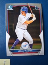 2023 Bowman Chrome Logan Wagner #BCP-36 Los Angeles Dodgers