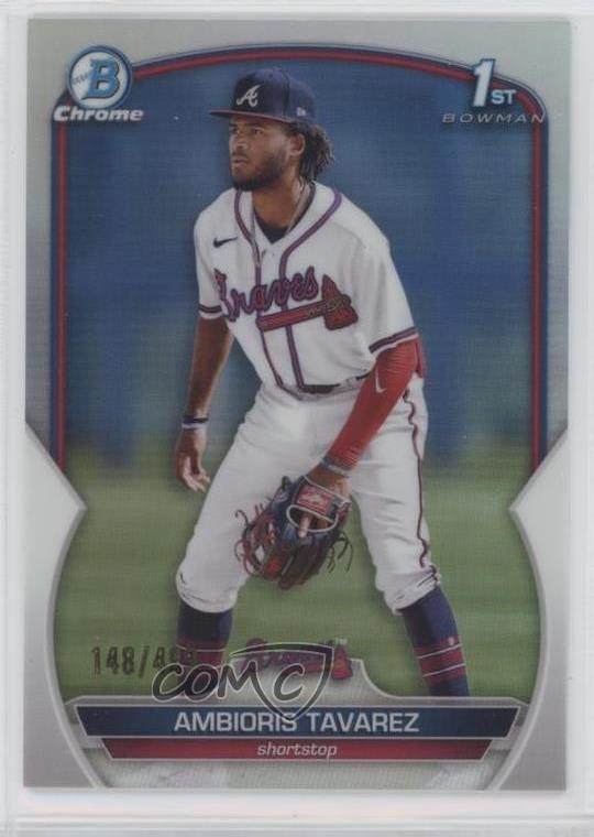 2023 Bowman Chrome Prospects Refractor 148/499 Ambioris Tavarez #BCP-33 0fz3