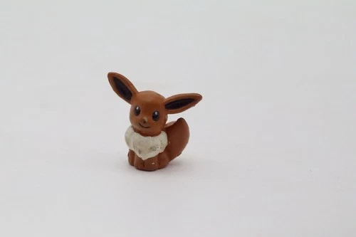 Vintage Pokémon Eevee Mini Figure ~1” Tomy Japan 1998 PVC Collectible Toy