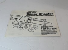 Hamilton Beach Super Shooter 80000 Replacement Part - User Manual