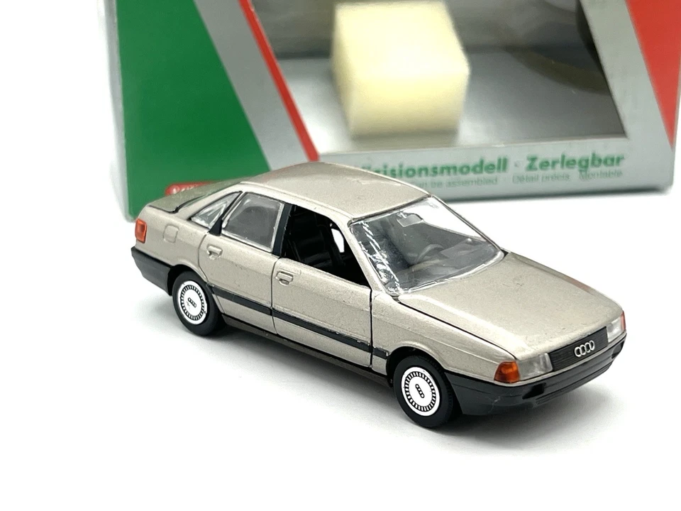 Schabak 1/43 - 1035 - Audi 90 Quattro Gris Dorée - En Boîte - Photo 2/4