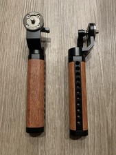 CAMVATE ARRI Rosette M6 Extension Wooden Handgrips Pair 