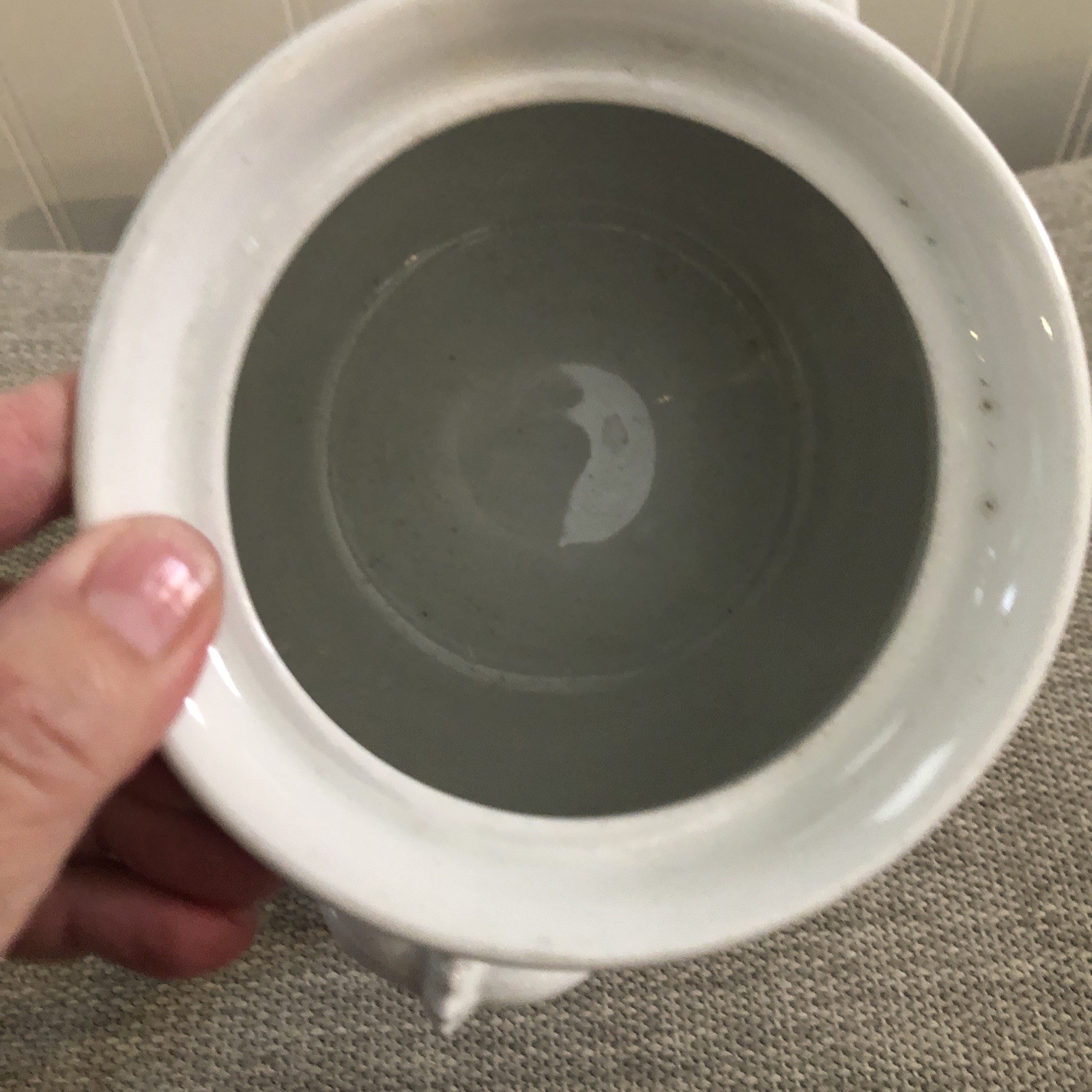 Bridgwood & Son 19th Century White Ironstone Large Covered Sugar Bowl England