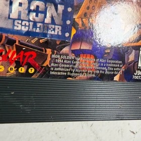 Iron Soldier (Atari Jaguar, 1994) Action & Adventure Video Game Cartridge
