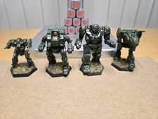 BattleTech Painted Inner Sphere Lance, Dark Green