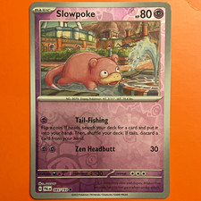 Pokemon TCG Slowpoke SV02 Paldea Evolved 085/193 Common Reverse Holo 80 HP