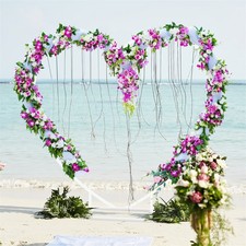 7.2ft Heart Arch Shaped Wedding Stand for Proposal Engagement Party Decorations