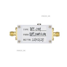 BPF-10M Band Pass Filter RF Bandpass Filter w/ SMA Interface for HAM Radio