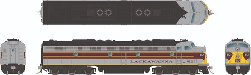 Rapido HO EMD E8A Delaware Lackawanna & Western DL&W #819 DC LED 28080 | Zustand: New