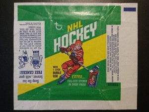 1970-71 TOPPS HOCKEY WAX PACK WRAPPER ORIGINAL NICE CONDITION