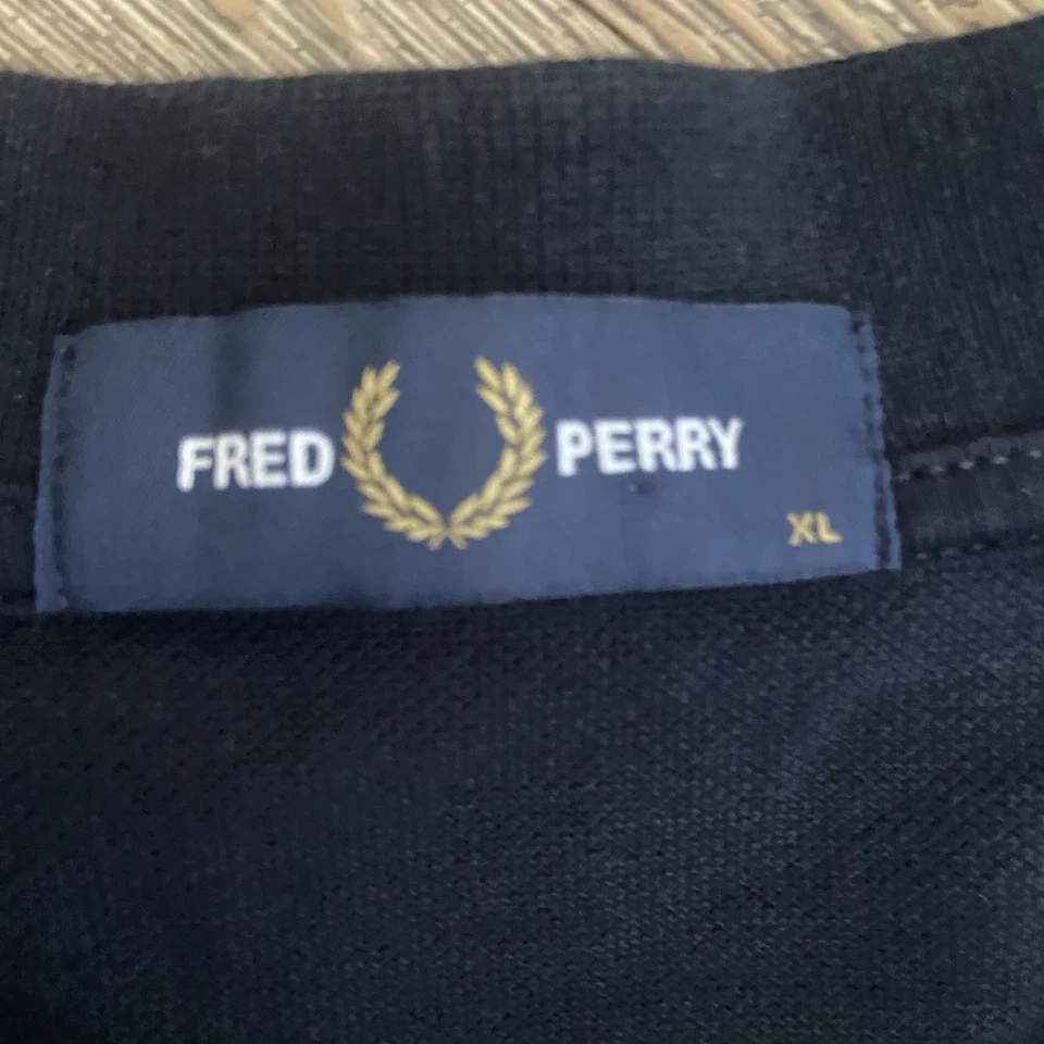 Polo Fred Perry M3600 Azul Marino Ska Mod Scooter Informal Terrazas Pieles Para Hombres XL Foto 3 de 4